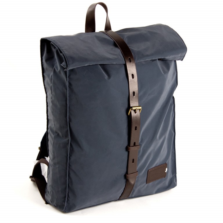 Rucksack Amsterdam Series Mitch Navy Dark Brown, Farbe: blau/petrol, Marke: Property of ..., EAN: 8719322700797, Abmessungen in cm: 31x41x10, Bild 2 von 6