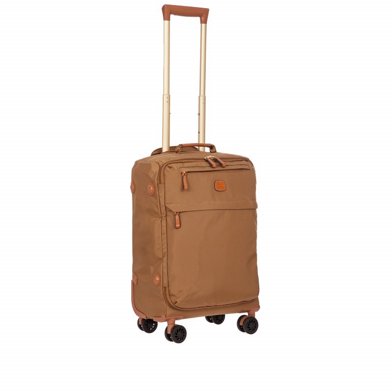 Koffer X-BAG & X-Travel 55 cm Tan, Farbe: cognac, Marke: Brics, EAN: 8016623886268, Abmessungen in cm: 36x55x23, Bild 2 von 8