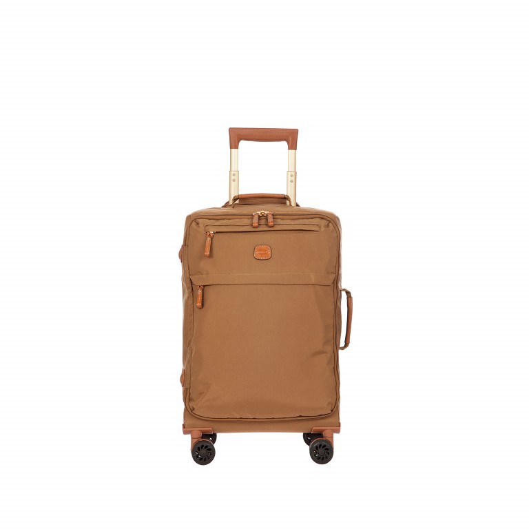 Koffer X-BAG & X-Travel 55 cm Tan, Farbe: cognac, Marke: Brics, EAN: 8016623886268, Abmessungen in cm: 36x55x23, Bild 7 von 8