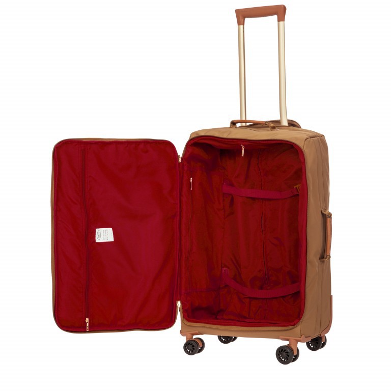 Koffer X-BAG & X-Travel 65 cm Tan, Farbe: cognac, Marke: Brics, EAN: 8016623886305, Abmessungen in cm: 40x65x24, Bild 4 von 8