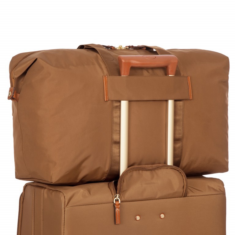 Reisetasche X-BAG & X-Travel 2 in 1 Tan, Farbe: cognac, Marke: Brics, EAN: 8016623886503, Abmessungen in cm: 55x32x20, Bild 8 von 11