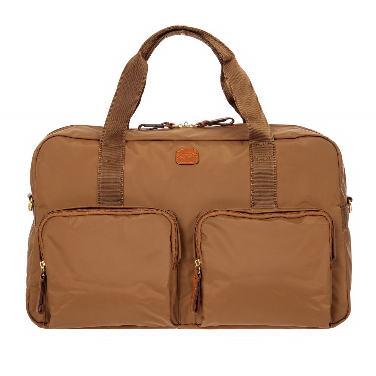 Reisetasche X-BAG & X-Travel Tan, Farbe: cognac, Marke: Brics, Abmessungen in cm: 46x24x22, Bild 1 von 10