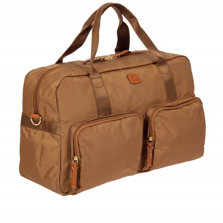 Reisetasche X-BAG & X-Travel Tan, Farbe: cognac, Marke: Brics, Abmessungen in cm: 46x24x22, Bild 2 von 10