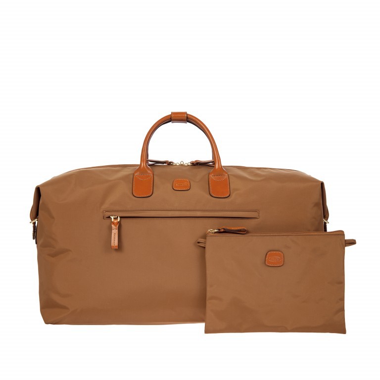 Reisetasche X-BAG & X-Travel 2 in 1 Tan, Farbe: cognac, Marke: Brics, Abmessungen in cm: 55x32x20, Bild 6 von 11