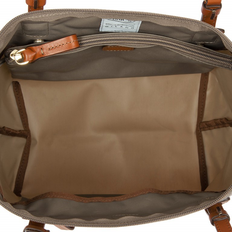 Shopper X-BAG & X-Travel 3 in 1 Größe M Dove Grey, Farbe: taupe/khaki, Marke: Brics, EAN: 8016623887203, Abmessungen in cm: 30x26x16, Bild 5 von 8