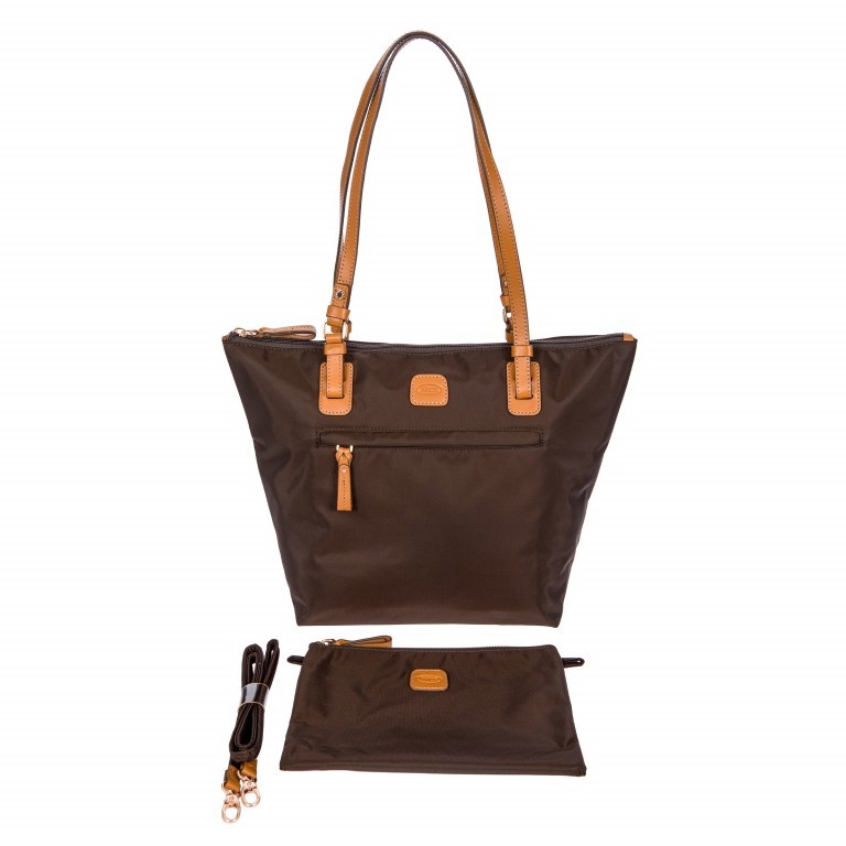 Shopper X-BAG & X-Travel 3 in 1 Größe M Tan, Farbe: cognac, Marke: Brics, EAN: 8016623887180, Abmessungen in cm: 30x26x16, Bild 8 von 8