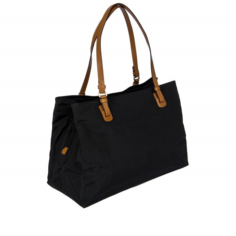 Shopper X-BAG & X-Travel Black, Farbe: schwarz, Marke: Brics, EAN: 8016623887357, Abmessungen in cm: 40x25x20, Bild 6 von 7