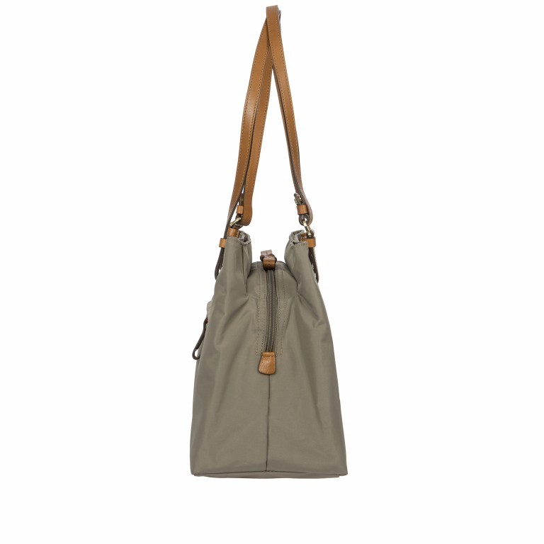 Shopper X-BAG & X-Travel 3 Fächer Größe M Dove Grey, Farbe: taupe/khaki, Marke: Brics, EAN: 8016623887449, Abmessungen in cm: 32x25x15, Bild 3 von 7