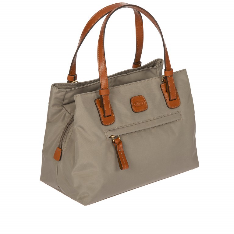 Shopper X-BAG & X-Travel 3 Fächer Größe S Dove Grey, Farbe: taupe/khaki, Marke: Brics, EAN: 8016623887517, Abmessungen in cm: 27x21x13, Bild 2 von 7