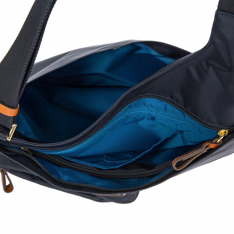 Umhängetasche X-BAG & X-Travel Ocean Blue, Farbe: blau/petrol, Marke: Brics, EAN: 8016623886862, Abmessungen in cm: 32x28x8, Bild 5 von 7