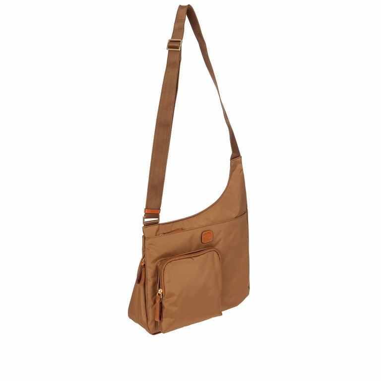 Umhängetasche X-BAG & X-Travel Tan, Farbe: cognac, Marke: Brics, EAN: 8016623886886, Abmessungen in cm: 32x28x8, Bild 2 von 7