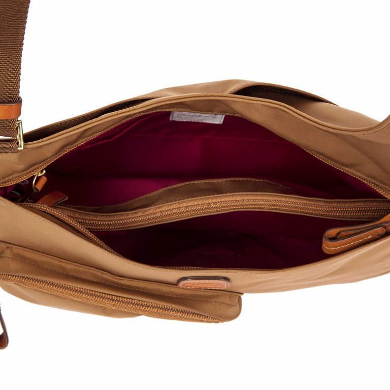 Umhängetasche X-BAG & X-Travel Tan, Farbe: cognac, Marke: Brics, EAN: 8016623886886, Abmessungen in cm: 32x28x8, Bild 5 von 7