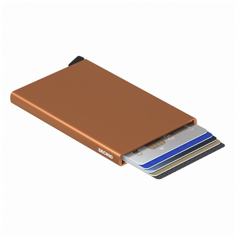 Kartenetui Cardprotector Rust, Farbe: cognac, Marke: Secrid, EAN: 8718215285816, Abmessungen in cm: 6.3x10.2x0.8, Bild 1 von 3