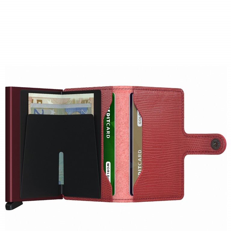 Geldbörse Miniwallet Rango Red Bordeaux, Farbe: rot/weinrot, Marke: Secrid, EAN: 8718215285908, Abmessungen in cm: 6.8x10.2x2.1, Bild 3 von 4