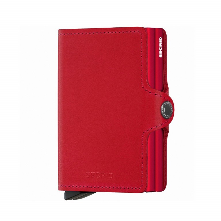 Geldbörse Twinwallet Original Red Red, Farbe: rot/weinrot, Marke: Secrid, EAN: 8718215286004, Abmessungen in cm: 7x10.2x2.5, Bild 1 von 4