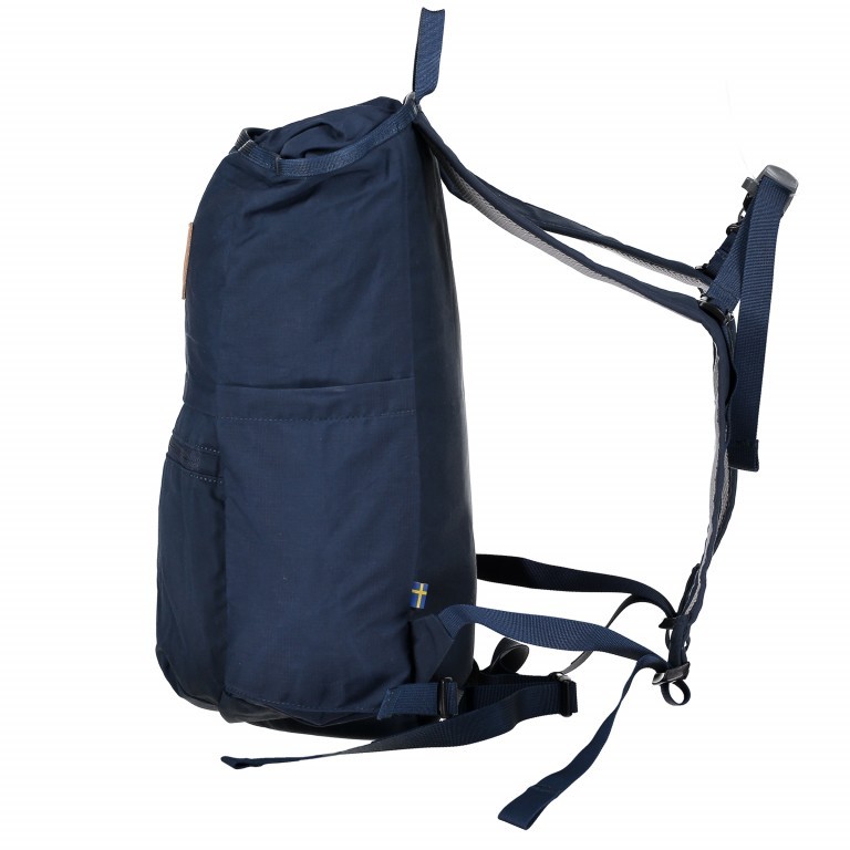 Rucksack High Coast 18 Navy, Farbe: blau/petrol, Marke: Fjällräven, EAN: 7323450206536, Abmessungen in cm: 23x42x20, Bild 3 von 6