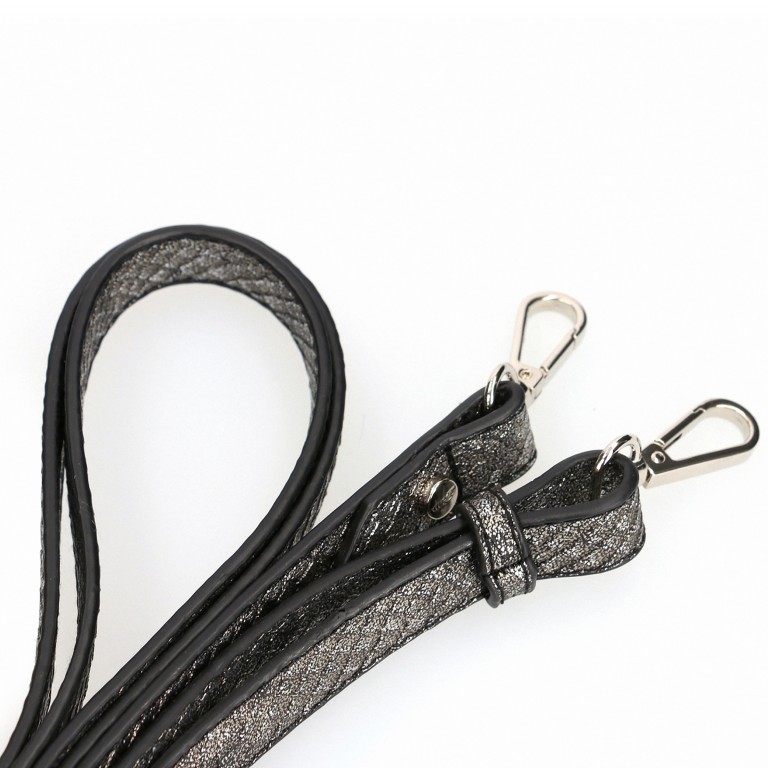 Handtasche Kiana 186 Black, Farbe: schwarz, metallic, Marke: Waipuna, Abmessungen in cm: 34x22x12.5, Bild 8 von 8