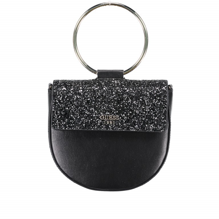 Umhängetasche Spring Fling Black, Farbe: schwarz, Marke: Guess, EAN: 0190231115601, Abmessungen in cm: 18x16x7, Bild 1 von 5