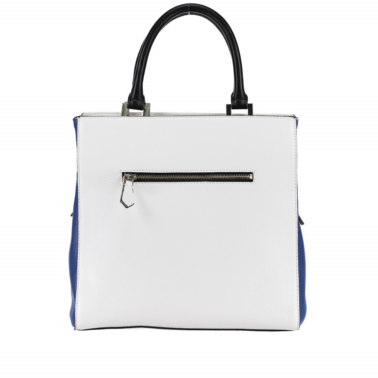 Handtasche Dania White Multi, Farbe: weiß, Marke: Guess, EAN: 0190231112204, Abmessungen in cm: 28x27x14, Bild 5 von 5