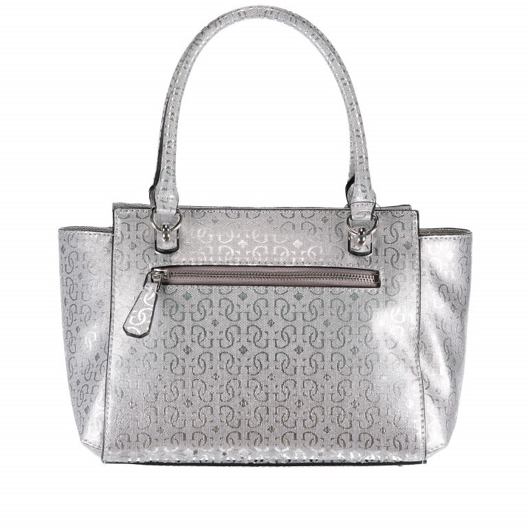 Handtasche Jayne Silver, Farbe: metallic, Marke: Guess, EAN: 0190231112846, Abmessungen in cm: 28x19x11, Bild 6 von 6