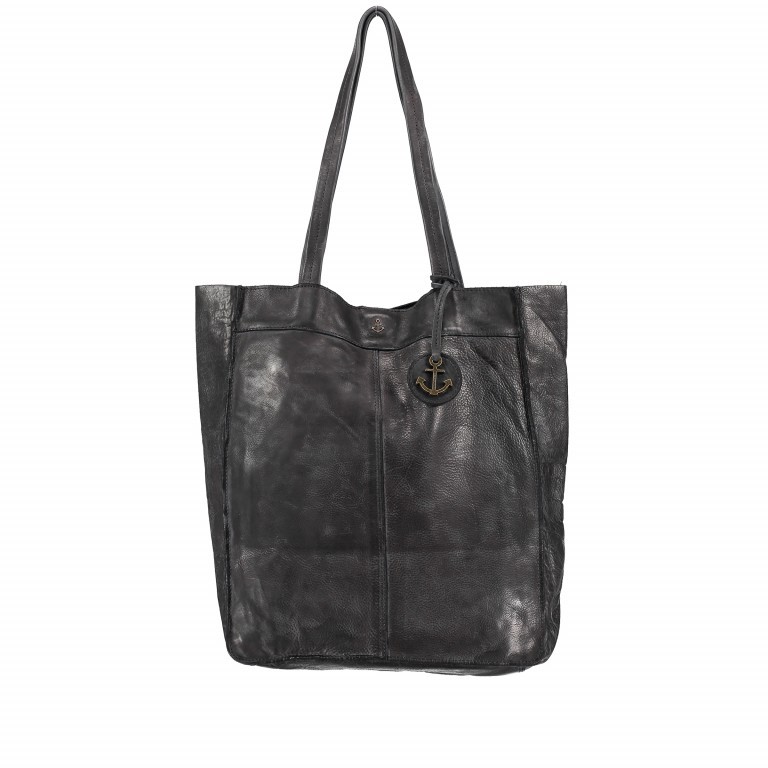 Shopper Anchor-Love Elbe 1 B3.6595 Dark Ash, Farbe: anthrazit, Marke: Harbour 2nd, EAN: 4046478031555, Abmessungen in cm: 29x37x11, Bild 1 von 5