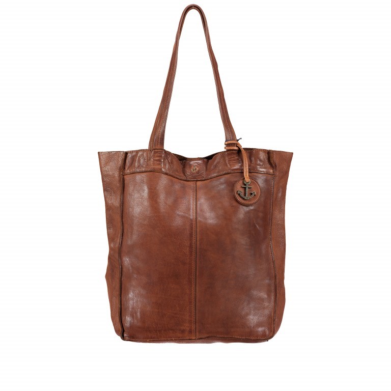 Shopper Anchor-Love Elbe 1 B3.6595 Charming Cognac, Farbe: cognac, Marke: Harbour 2nd, EAN: 4046478031579, Abmessungen in cm: 29x37x11, Bild 1 von 5