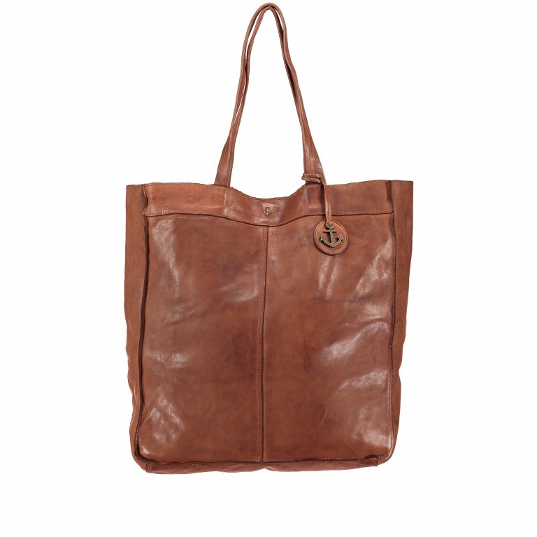 Shopper Anchor-Love Elbe 2 B3.6596 Charming Cognac, Farbe: cognac, Marke: Harbour 2nd, EAN: 4046478031616, Abmessungen in cm: 37x41x12, Bild 1 von 5