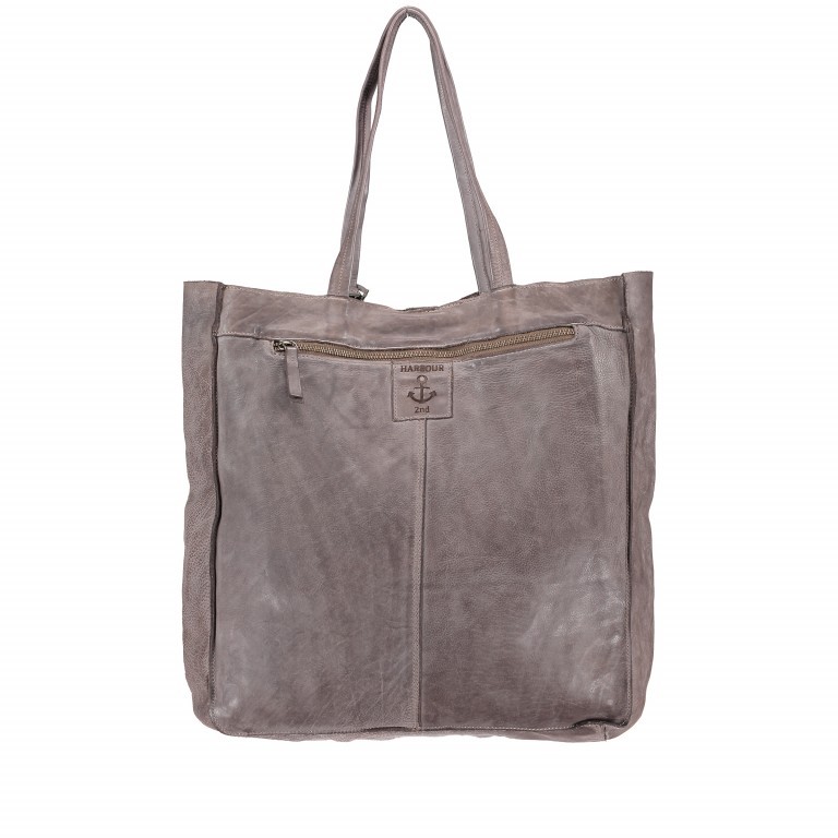 Shopper Anchor-Love Elbe 2 B3.6596 Stone Grey, Farbe: grau, Marke: Harbour 2nd, EAN: 4046478031623, Abmessungen in cm: 37x41x12, Bild 5 von 5