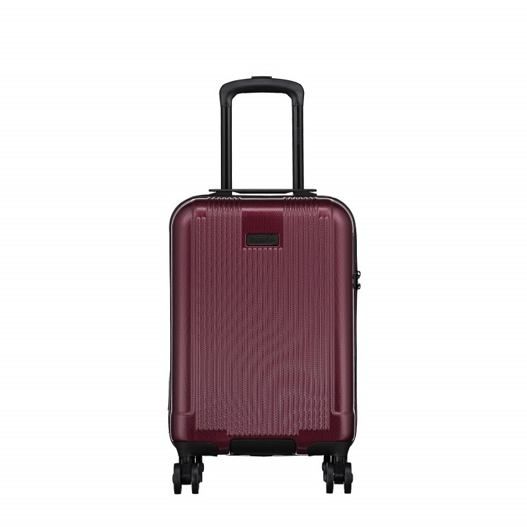 Koffer Albany 55 cm Dunkelrot, Farbe: rot/weinrot, Marke: Assima, Abmessungen in cm: 36x55x20, Bild 1 von 5