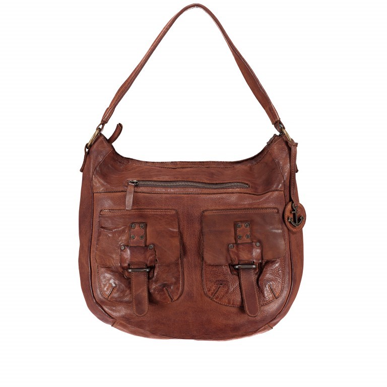 Beuteltasche Cool-Casual Ellida B3.6669 Charming Cognac, Farbe: cognac, Marke: Harbour 2nd, EAN: 4046478031456, Abmessungen in cm: 34x33x12, Bild 1 von 8