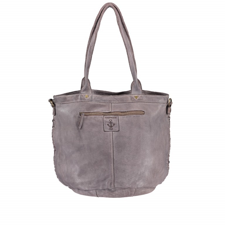 Shopper Soft-Weaving Kaysa B3.6114 Stone Grey, Farbe: grau, Marke: Harbour 2nd, EAN: 4046478027138, Abmessungen in cm: 46x35x28, Bild 5 von 7