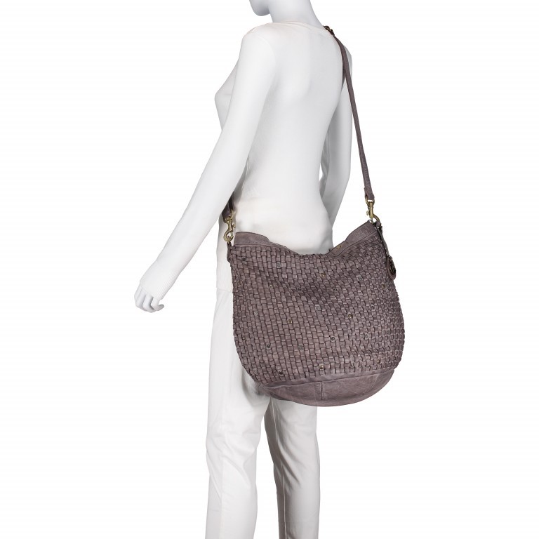 Shopper Soft-Weaving Kaysa B3.6114 Stone Grey, Farbe: grau, Marke: Harbour 2nd, EAN: 4046478027138, Abmessungen in cm: 46x35x28, Bild 7 von 7