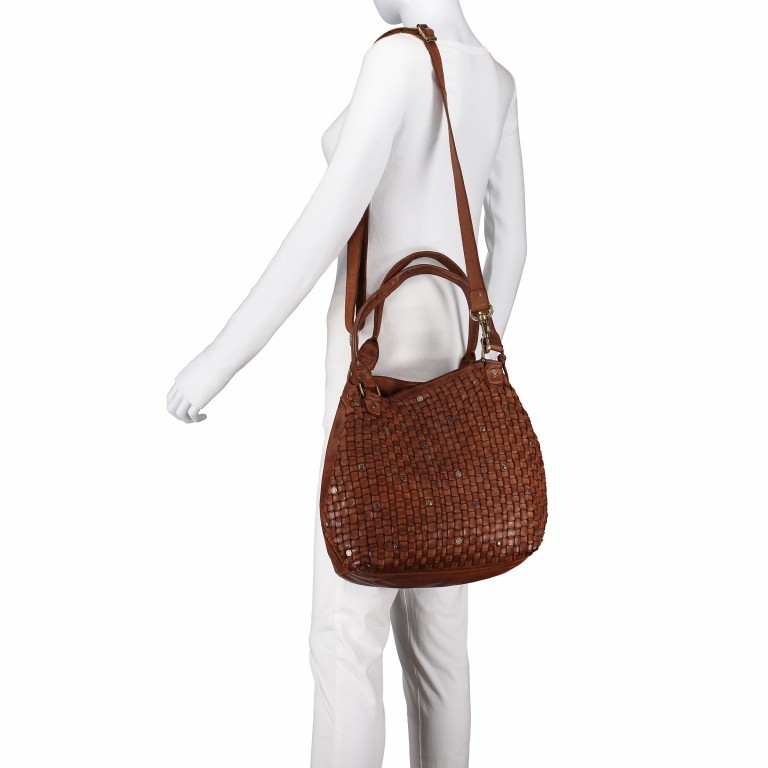 Shopper Soft-Weaving Dominika B3.6612 Charming Cognac, Farbe: cognac, Marke: Harbour 2nd, EAN: 4046478031166, Bild 3 von 7