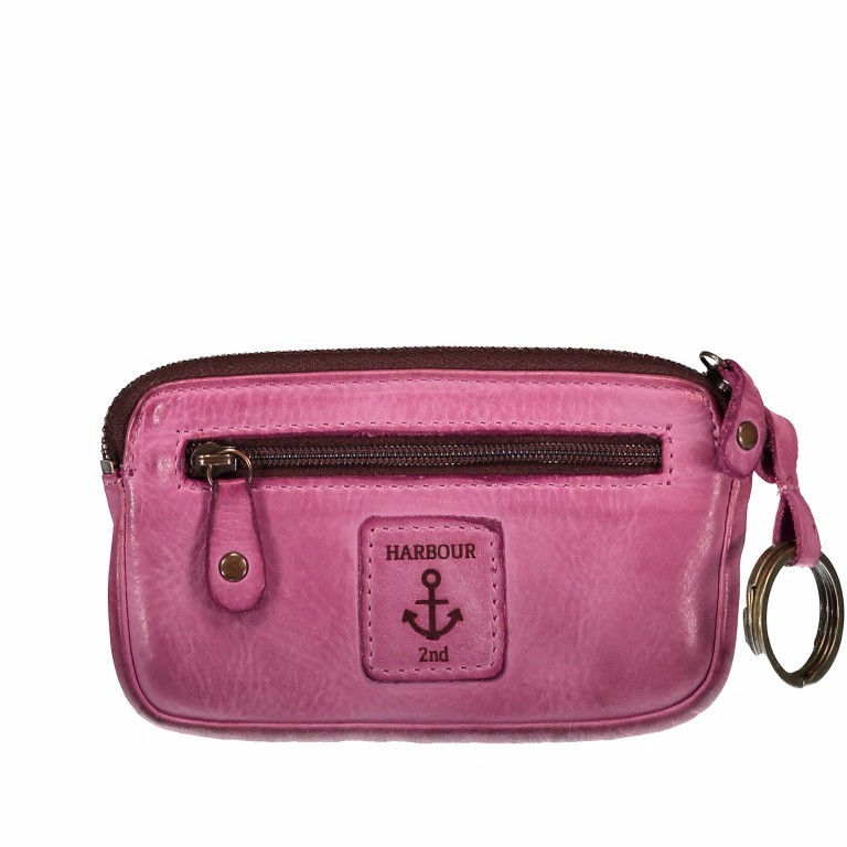 Schlüsseletui Soft-Weaving Lulu B3.0525 Fancy Rose, Farbe: rosa/pink, Marke: Harbour 2nd, EAN: 4046478031036, Abmessungen in cm: 13x7.5x1.5, Bild 3 von 3