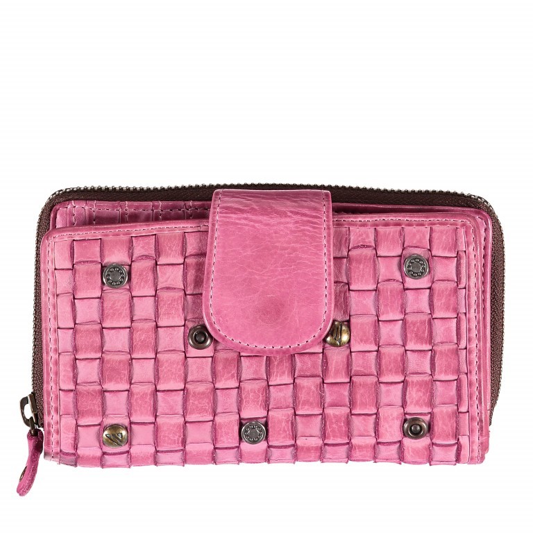 Geldbörse Soft-Weaving Lucinda B3.0647 Fancy Rose, Farbe: rosa/pink, Marke: Harbour 2nd, EAN: 4046478031043, Abmessungen in cm: 16x10x3, Bild 1 von 4