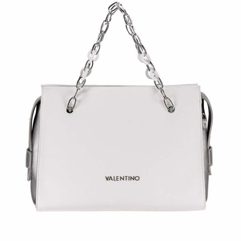 Handtasche Anchor Bianco Argento, Farbe: weiß, Marke: Valentino Bags, Abmessungen in cm: 33x24.5x12, Bild 1 von 6