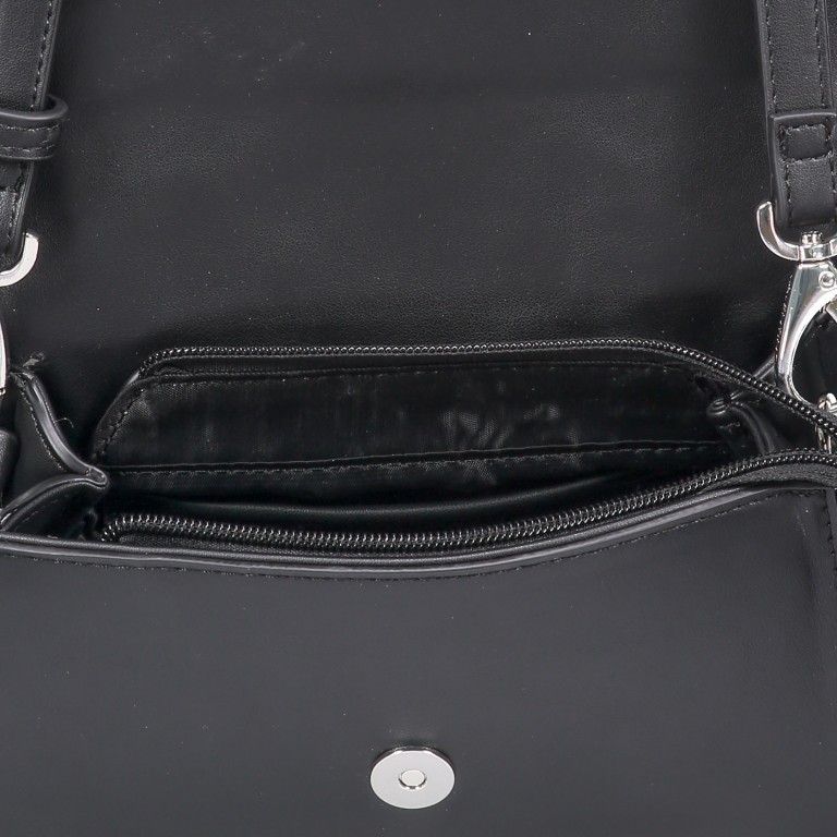 Umhängetasche Anchor Nero, Farbe: schwarz, Marke: Valentino Bags, Abmessungen in cm: 20.5x14x7, Bild 4 von 5