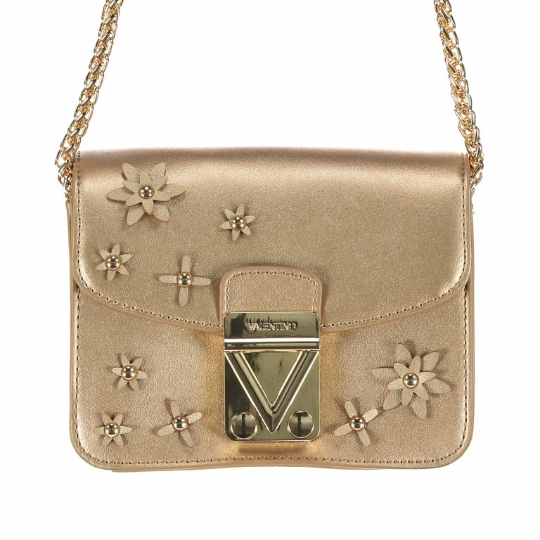 Umhängetasche Dinghy Oro, Farbe: metallic, Marke: Valentino Bags, Abmessungen in cm: 16.5x12x7, Bild 1 von 5