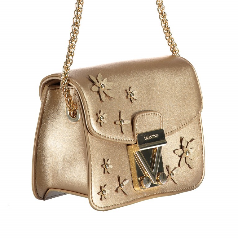 Umhängetasche Dinghy Oro, Farbe: metallic, Marke: Valentino Bags, Abmessungen in cm: 16.5x12x7, Bild 2 von 5