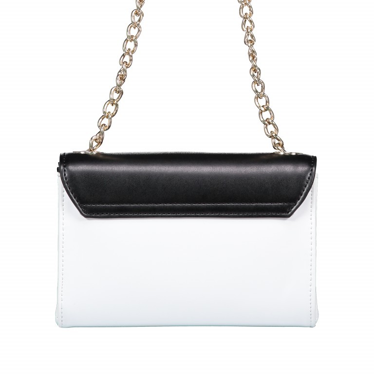 Umhängetasche Divina Bianco Nero, Farbe: schwarz, Marke: Valentino Bags, Abmessungen in cm: 17x11.5x5, Bild 5 von 5