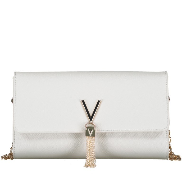 Umhängetasche Divina Bianco, Farbe: weiß, Marke: Valentino Bags, EAN: 8052790431979, Abmessungen in cm: 27.5x16x6, Bild 1 von 10