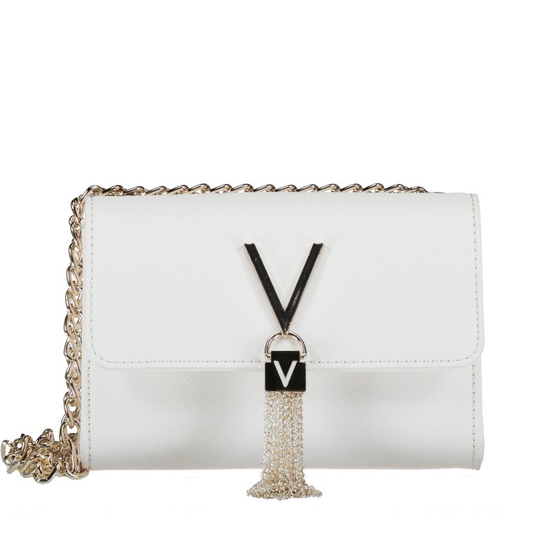 Umhängetasche Divina Bianco, Farbe: weiß, Marke: Valentino Bags, EAN: 8052790432327, Abmessungen in cm: 17x11.5x5, Bild 1 von 6