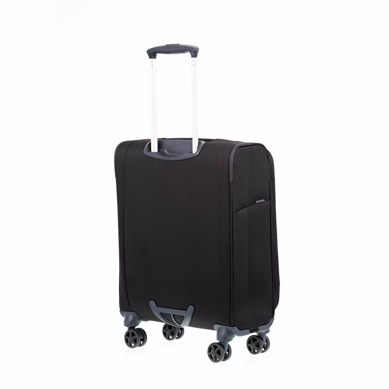 Koffer dynamo Spinner 55 Black, Farbe: schwarz, Marke: Samsonite, EAN: 5414847662263, Abmessungen in cm: 40x55x20, Bild 9 von 10