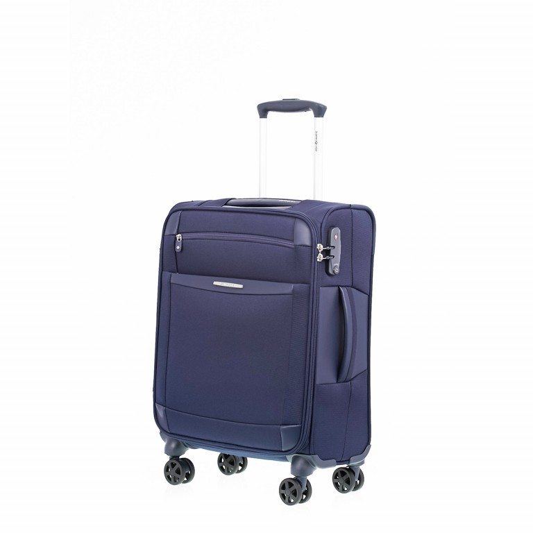 Koffer dynamo Spinner 55 Navy Blue, Farbe: blau/petrol, Marke: Samsonite, EAN: 5414847662287, Abmessungen in cm: 40x55x20, Bild 3 von 10