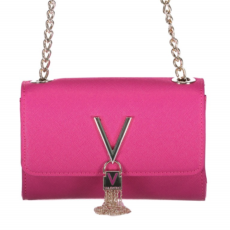 Umhängetasche Divina Bouganville, Farbe: rosa/pink, Marke: Valentino Bags, EAN: 8052790432341, Abmessungen in cm: 17x11.5x5, Bild 1 von 6