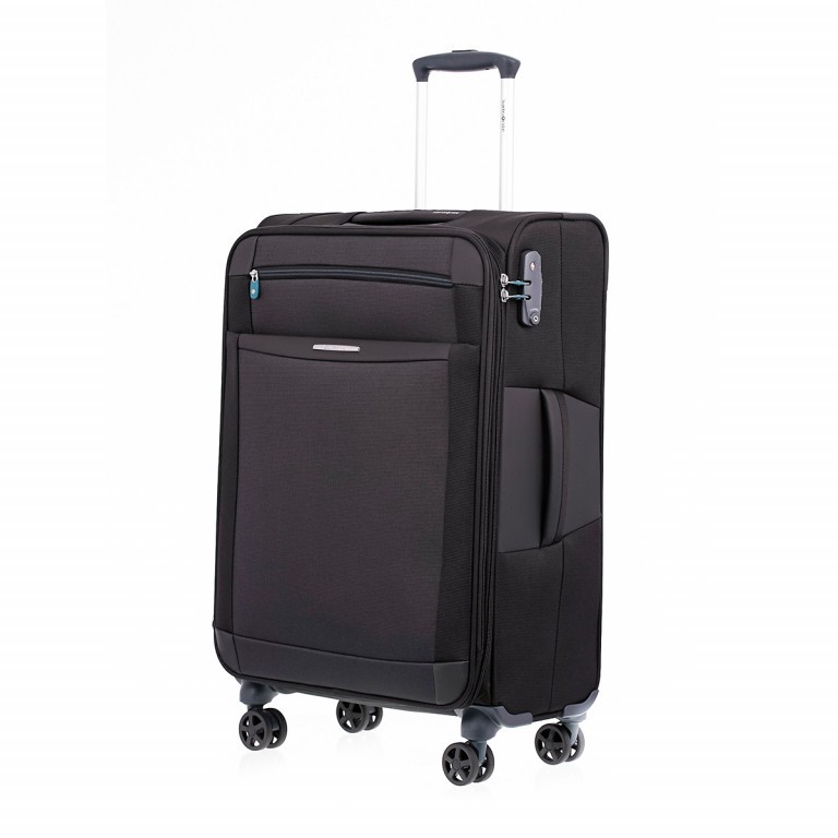 Koffer dynamo Spinner 67 Black, Farbe: schwarz, Marke: Samsonite, EAN: 5414847662317, Abmessungen in cm: 43x67x25, Bild 3 von 10