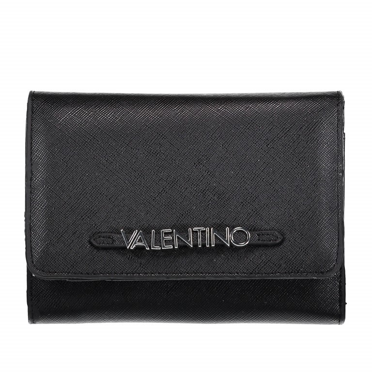 Geldbörse Sea Nero, Farbe: schwarz, Marke: Valentino Bags, Abmessungen in cm: 15x11x2.5, Bild 1 von 3