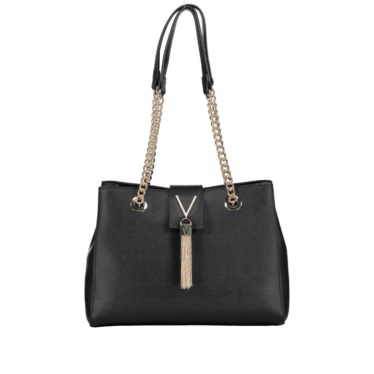 Shopper Divina Nero, Farbe: schwarz, Marke: Valentino Bags, EAN: 8052790427170, Abmessungen in cm: 30.5x22x10, Bild 1 von 5