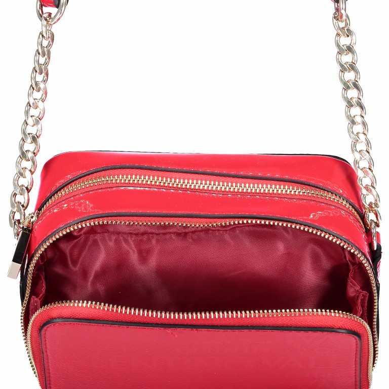 Umhängetasche Clove Rosso, Farbe: rot/weinrot, Marke: Valentino Bags, Abmessungen in cm: 18x12x9, Bild 5 von 6