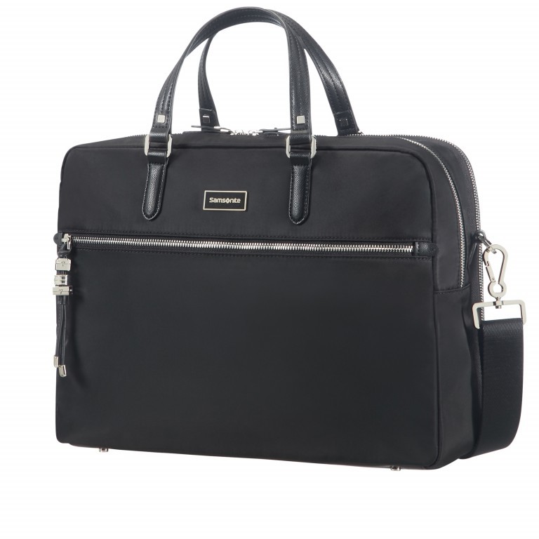 Aktentasche Karissa Biz Ladies' Business Bag mit Laptopfach 15,6 Zoll Black, Farbe: schwarz, Marke: Samsonite, EAN: 5414847768293, Abmessungen in cm: 41x30x16.5, Bild 1 von 5